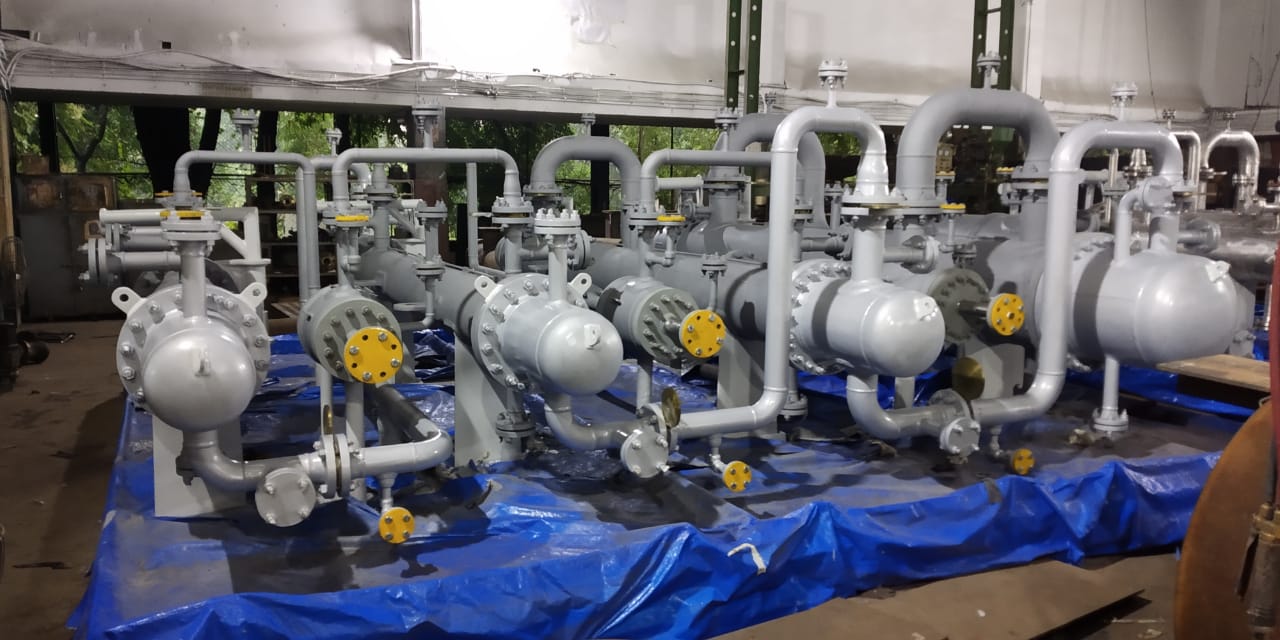 Steam Jet Ejector Vacuum System with Shell & Tube Condensers