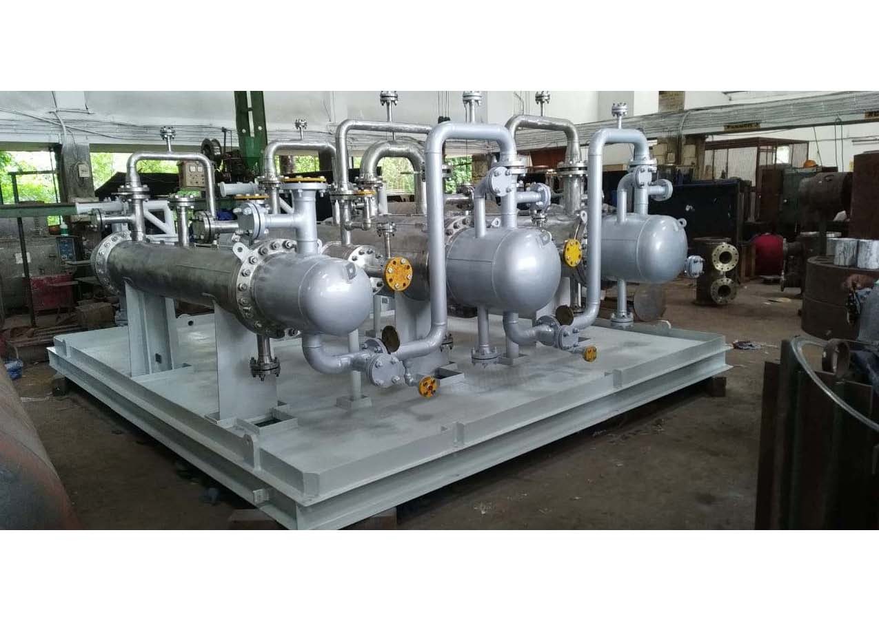 3 Stage Steam Jet Ejector Vacuum System with BEM (Horizontal) Shell ...