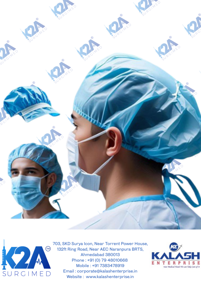 DISPOSABLE CAP WITH MASK - Kalash Enterprise